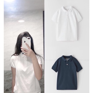 ÁO POLO ZARA AUTH TRẮNG/ XANH/ GHI ( kèm ảnh shop chụp)