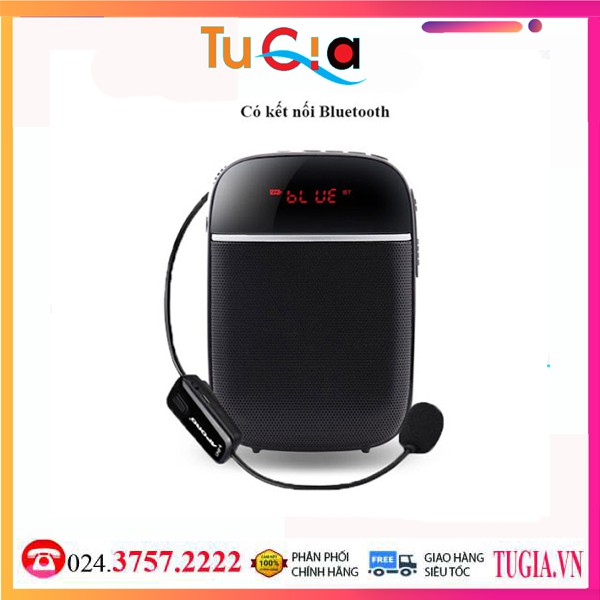 Máy Trợ Giảng Aporo T2 Có Dây Mini Đeo Người Có kết nối Bluetooth Khe cắm Thẻ nhớ g