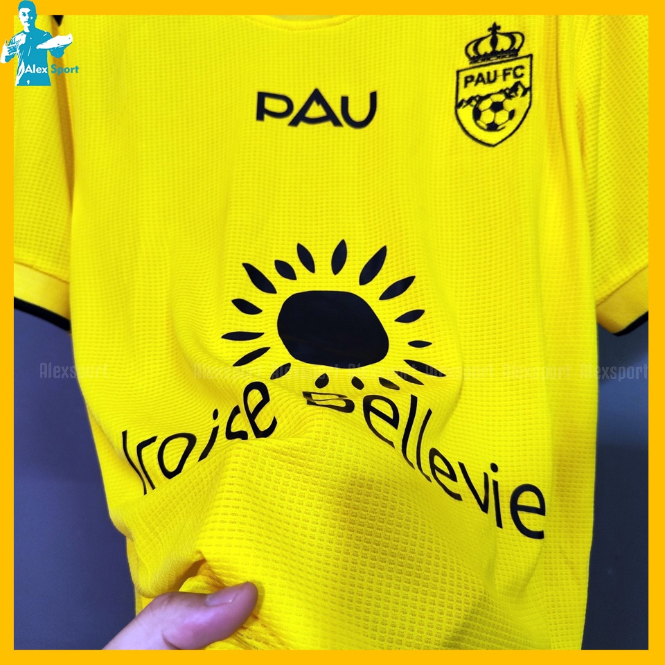 Bộ Quần Áo Bóng Đá CLB PAU FC Quang Hải SPF Màu Vàng - Alex Sport
