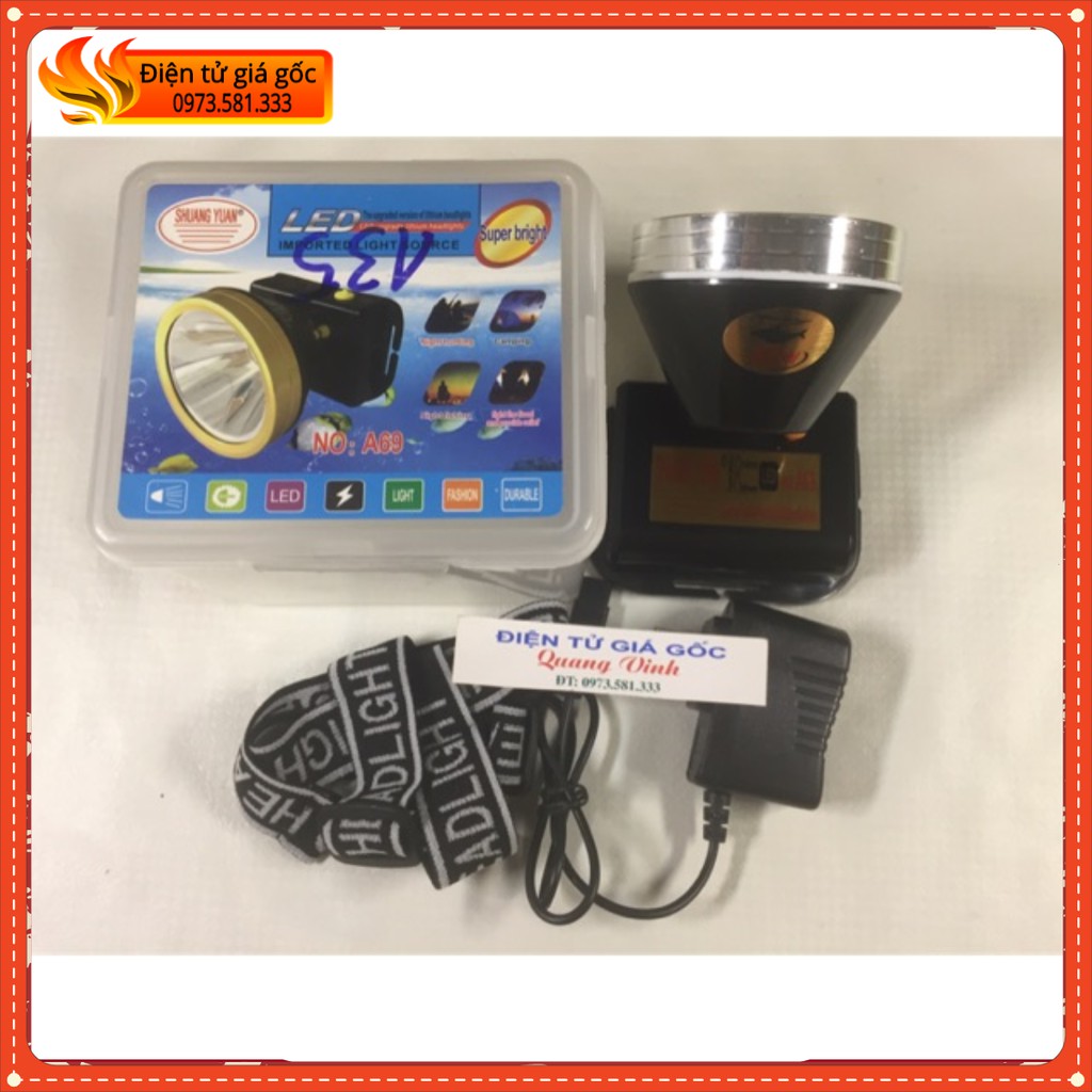 [SIÊU SALE] Đèn đeo đầu siêu sáng A69