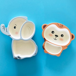 Khay ăn dặm chia ngăn hình thú