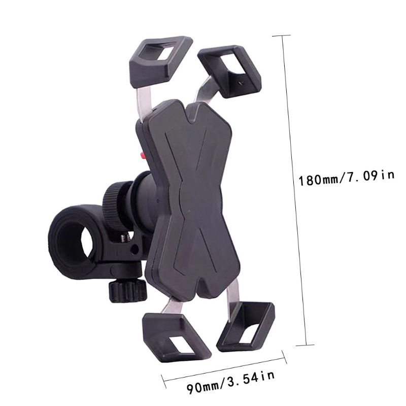 Linh Kiện Điện Tử IOR 360 Độ 360 Độ° Giá Đỡ Điện Thoại Bằng Thép Không Gỉ Gắn Xe Máy Thông Dụng Có Thể Điều Chỉnh