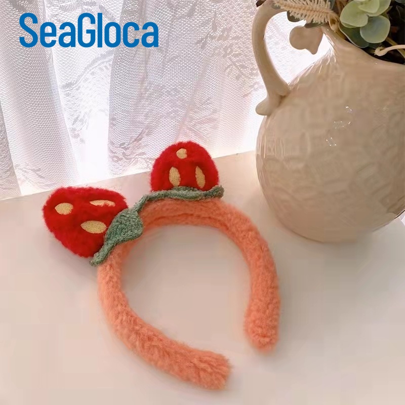 Cài tóc Seagloca đính quả dâu phong cách Hàn Quốc dễ thương cho nữ