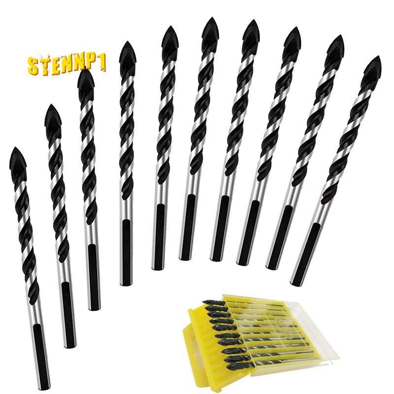 Set 10 mũi khoan đa năng chất lượng cao cỡ 6mm tiện dụng