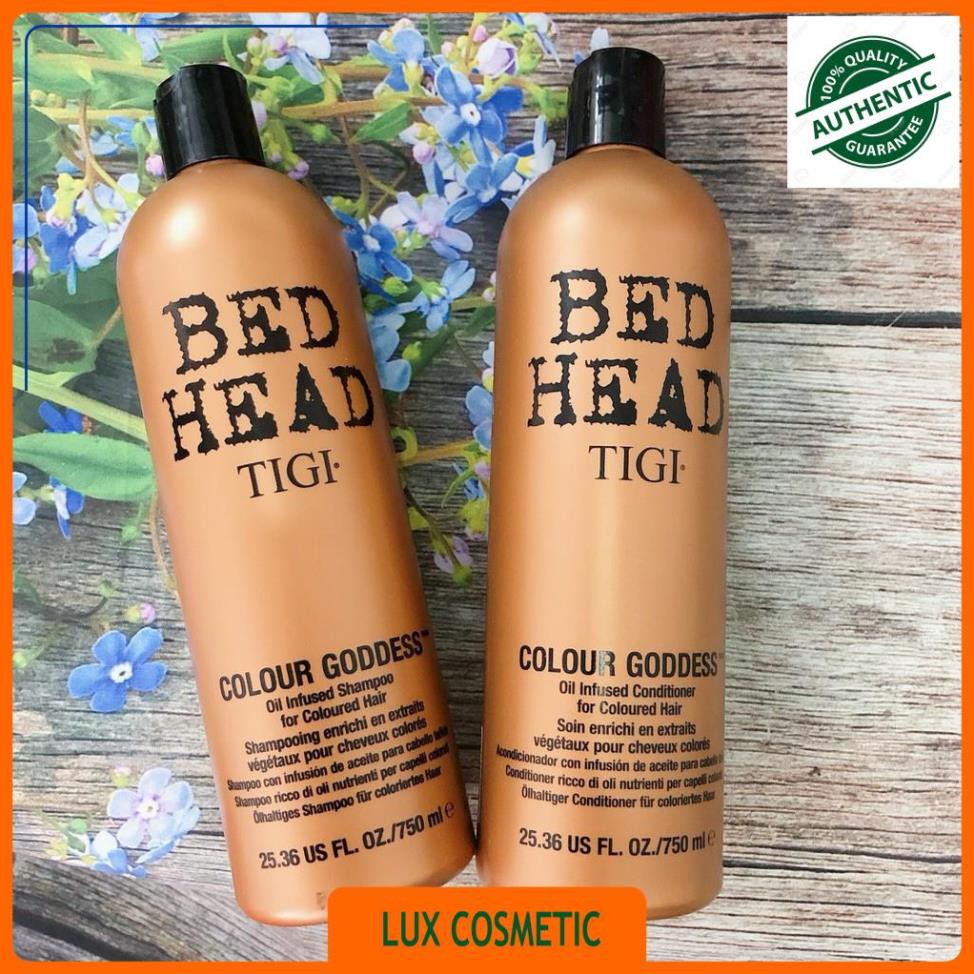 [CHÍNH HÃNG] DẦU GỘI XẢ TIGI CHO TÓC NHUỘM TIGI BED HEAD COLOUR GODDESS 750ML-CHÍNH HÃNG