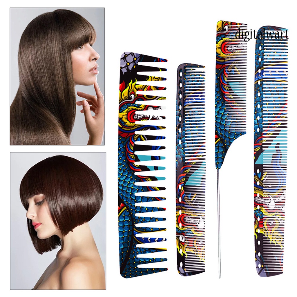 Lược Chải Tóc Đuôi Nhọn Chống Thấm Nước Chịu Nhiệt Dành Cho Salon Làm Tóc