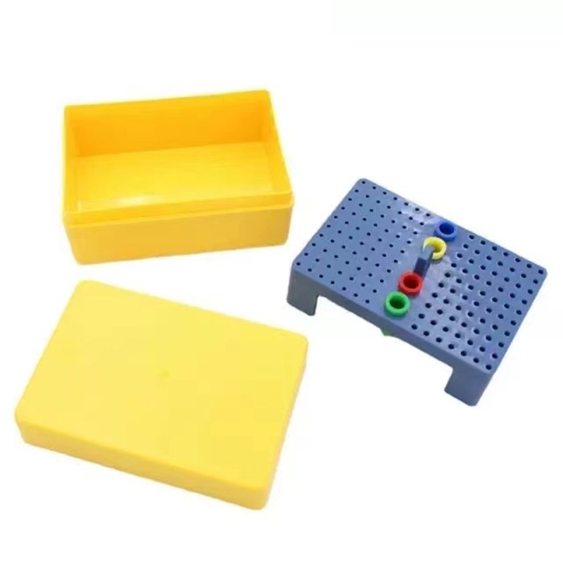 [Hàng mới về] Hộp đựng mũi khoan nha khoa 160 lỗ có thể tháo rời