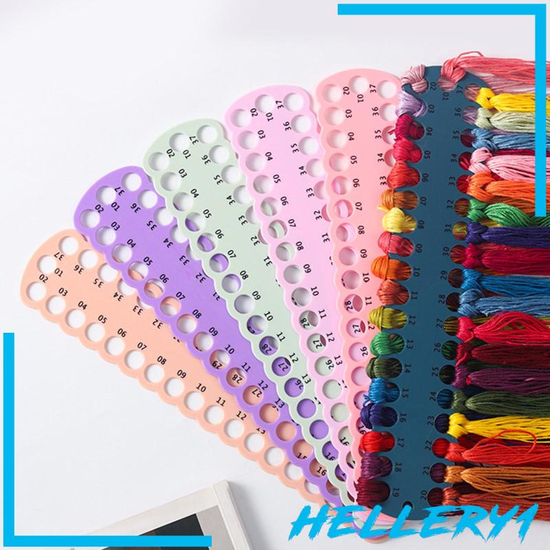 1 Giá Đỡ Cuộn Chỉ Thêu Chữ Thập 6 Ngăn Tiện Dụng