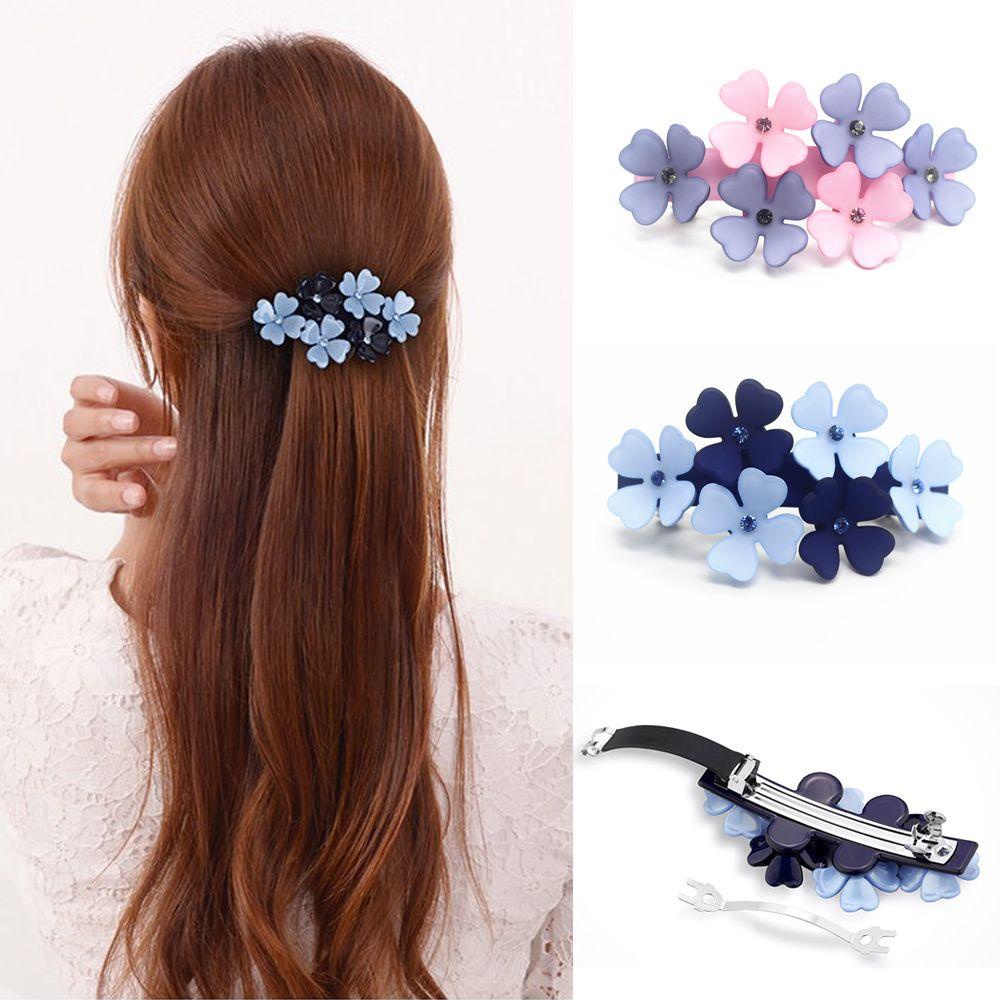 Kẹp Tóc Hình Hoa Bằng Nhựa Resin