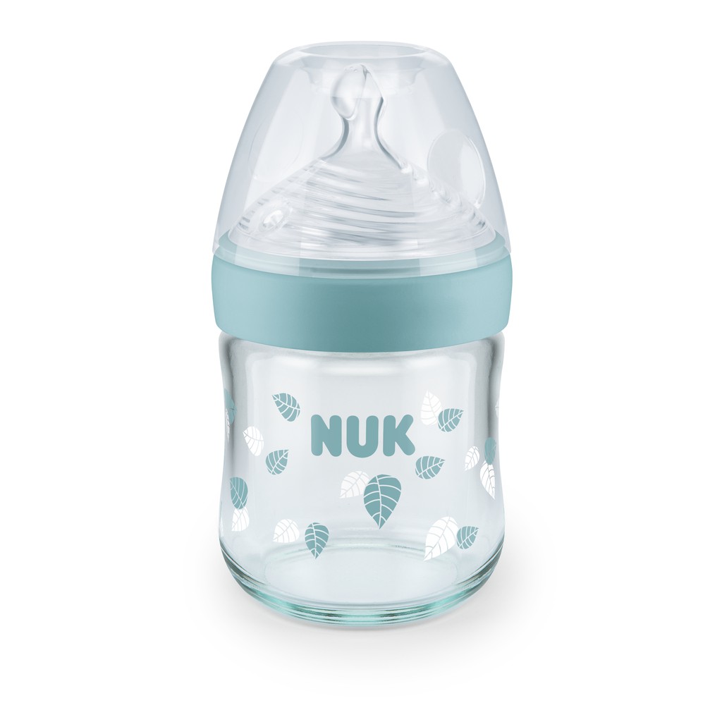 Bình sữa NUK Nature Sense Thủy tinh núm ti Silicone S1 - M (120ml , 240ml)