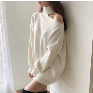 Áo len lệch vai (SẴN)