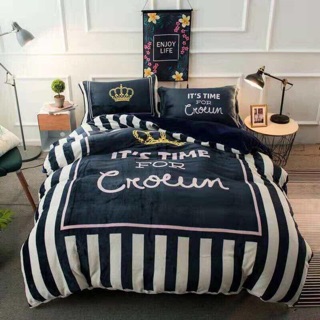 SET CHĂN GA GỐI NỈ NHUNG