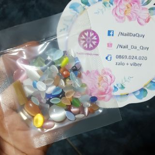 ĐÁ ĐÍNH MÓNG TAY TRANG TRÍ ĐÁ MẮT MÈO