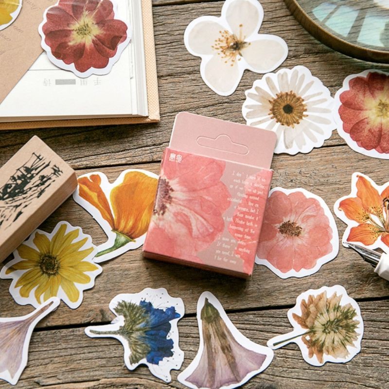 Bộ 45 sticker Flowers - Hoa đồng nội mẫu số 2