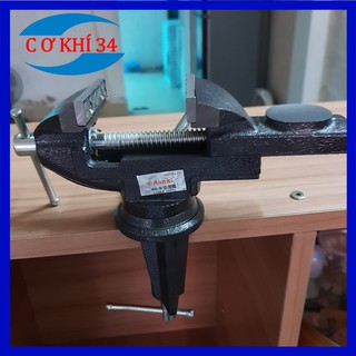 Ê tô kẹp bàn ASAKI độ mở 50mm quay 360 độ tiện dụng