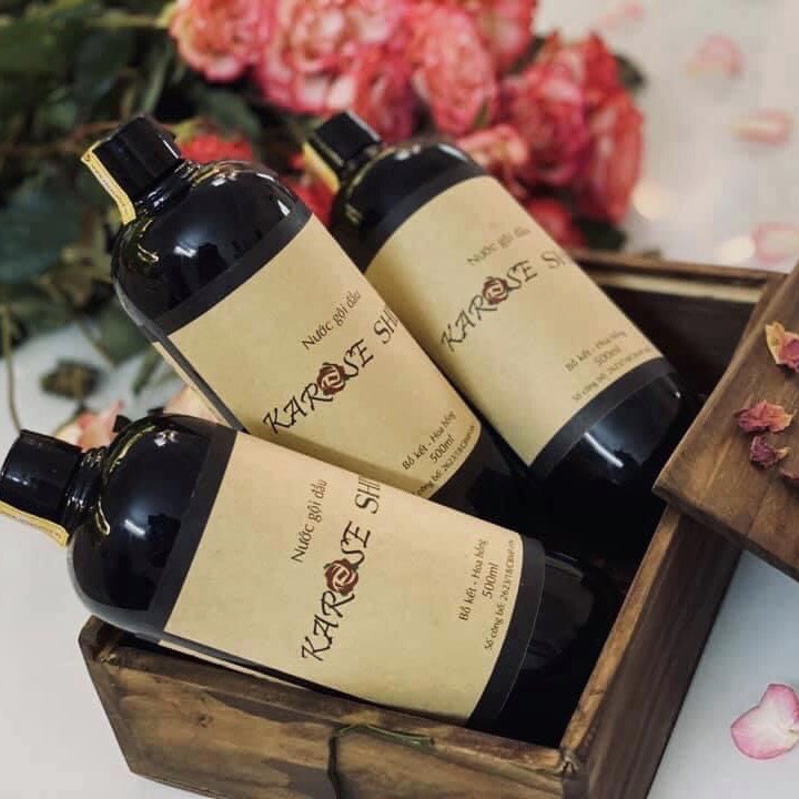 Nước Gội Đầu Bồ Kết - Hoa Hồng Karose Shine 500ml