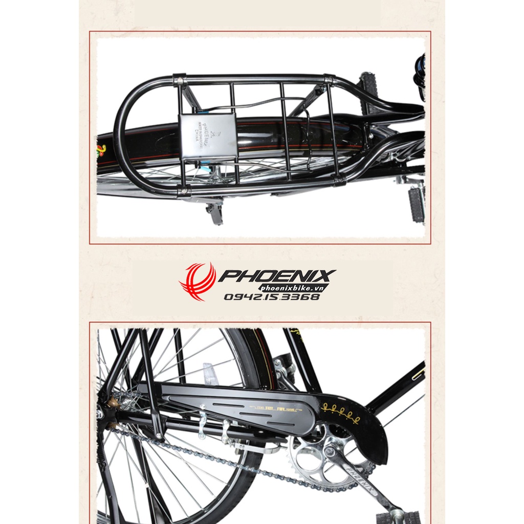 Xe đạp Phượng hoàng cổ PA-18 1 dóng 28 inch phanh đũa