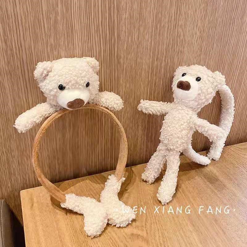 Băng đô cài tóc nữ dễ thương Băng đô cài tóc kiểu gấu thỏ hoạt hình