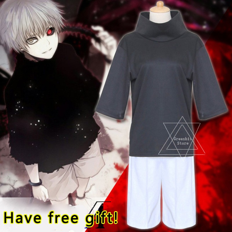 Trang phục hóa trang nhân vật Anime Tokyo Ghoul Kaneki Ken thời trang dành cho nam và nữ