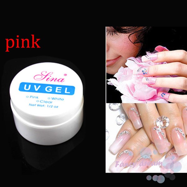 Set 1 / 4 lọ Gel sơn móng tay màu hồng xinh xắn