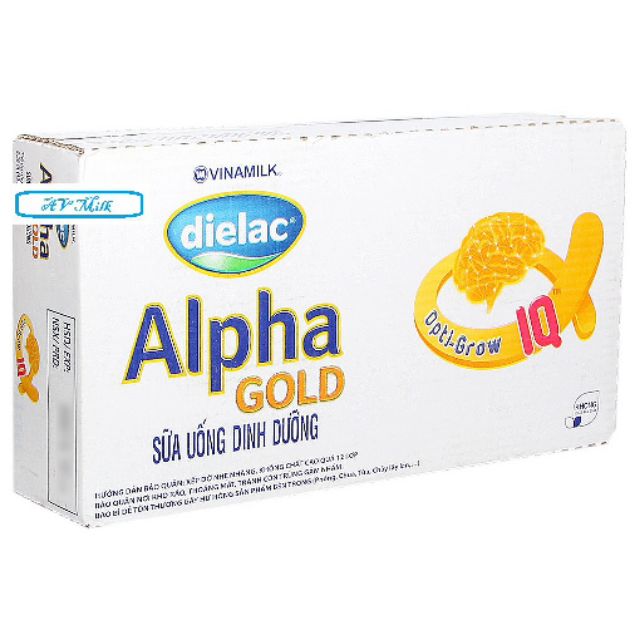 Thùng sữa DIELAC ALPHA Gold 180ml