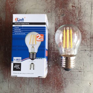 Bóng đèn trang trí FILAMENT 4W E27 cao cấp Elink ( bảo hành đổi mới 2 năm)