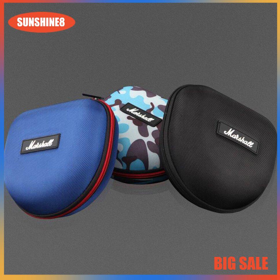 【SUN】Portable Smoothy Anti-Knock Headphone Storage Case Bag Carrying Storage Case