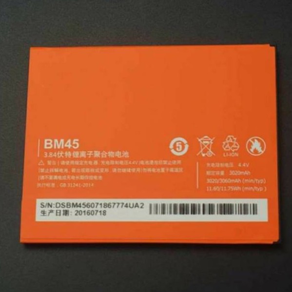 Pin Xiaomi BM45 (Redmi Note 2)