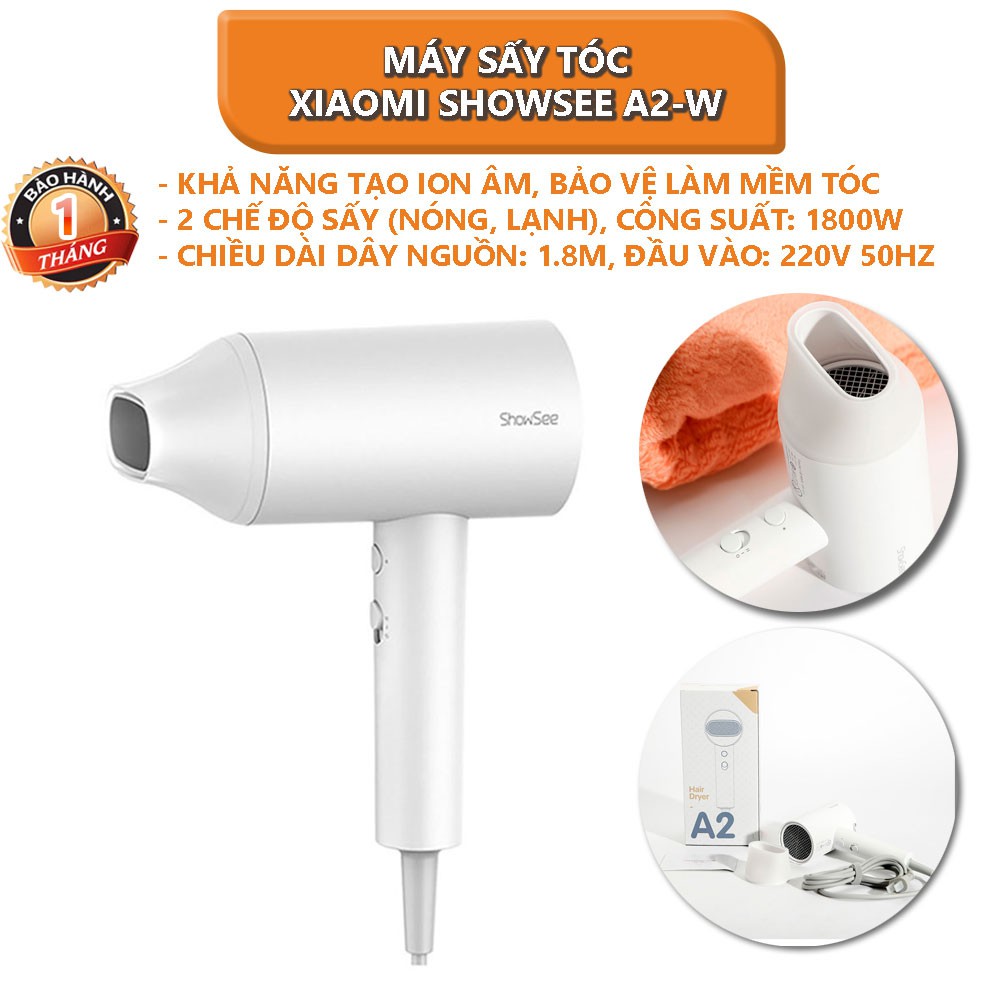 Máy sấy tóc Xiaomi ShowSee A1/A2-W - Bảo hành 1 tháng
