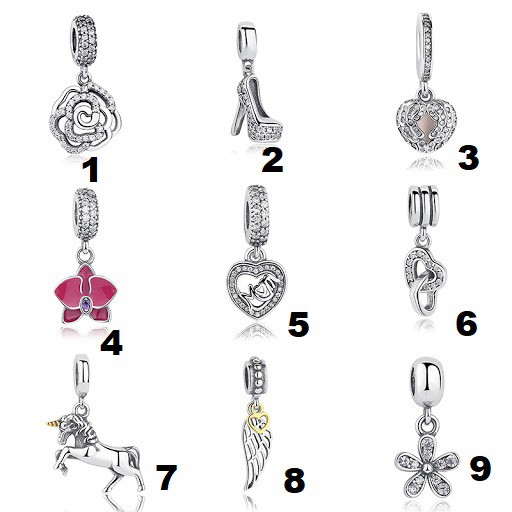 PAN - Charm treo cổ điển (Bộ sưu tập 02) - Bạc S925 - Charm bạc cho vòng pan