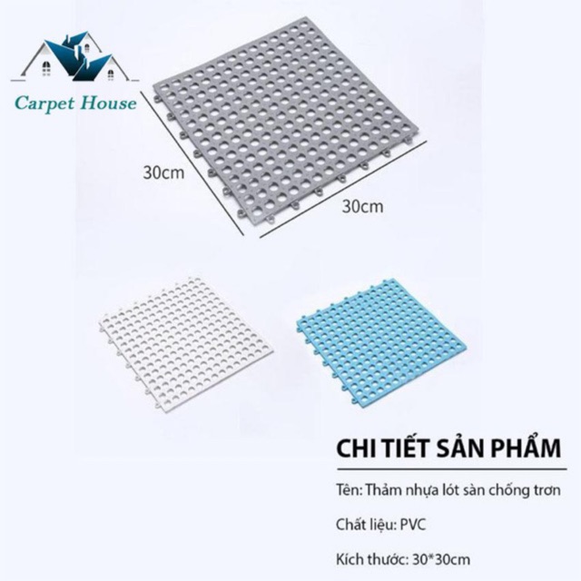 Nhựa lỗ trải sàn kháng khuẩn