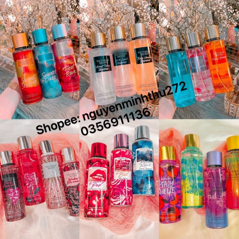 Xịt Thơm Body Mist VICTORIA'S SECRET