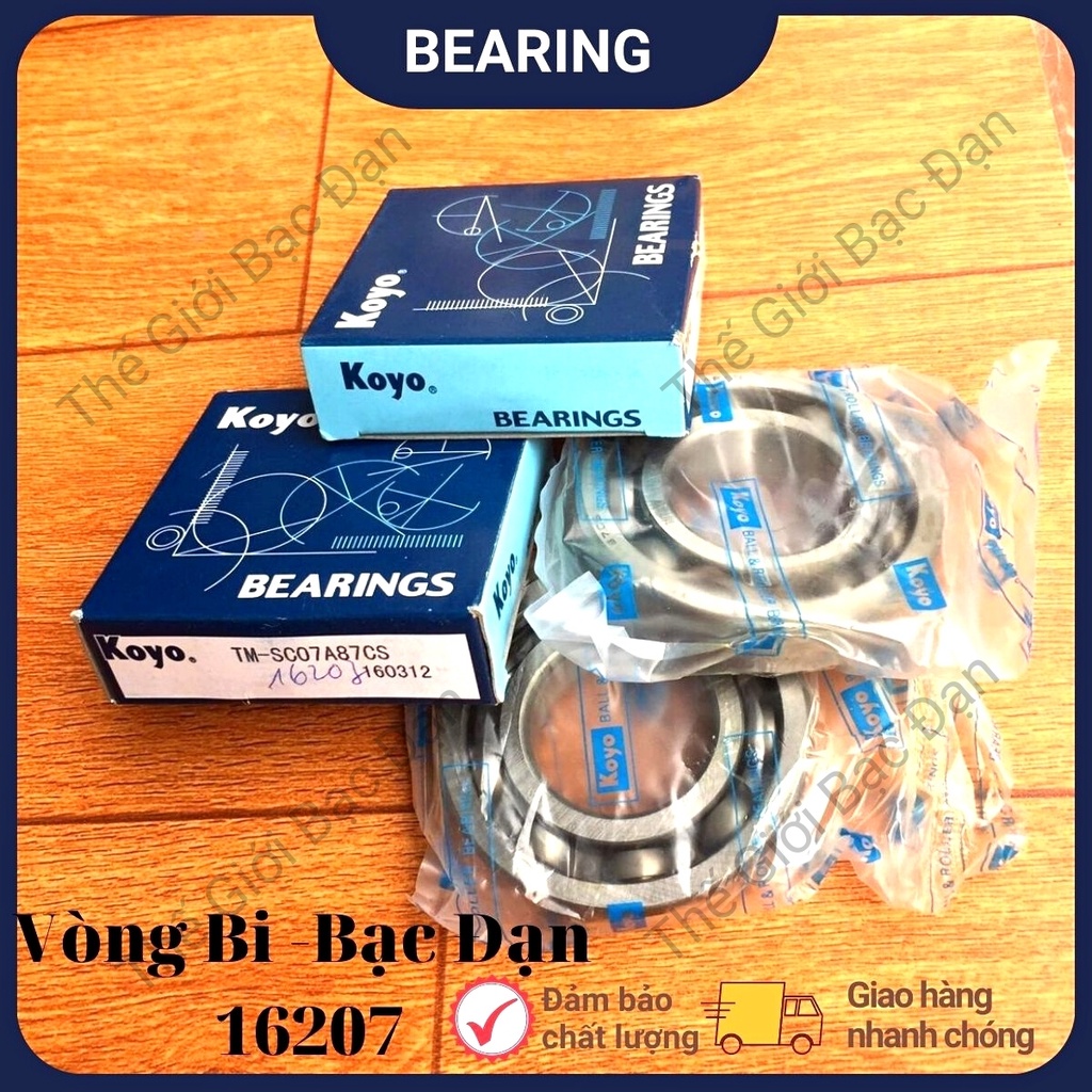 Vòng bi bạc đạn 16207 ZZCM KOYO -hàng đẹp - chất lượng cao -Thế Giới Bạc Đạn