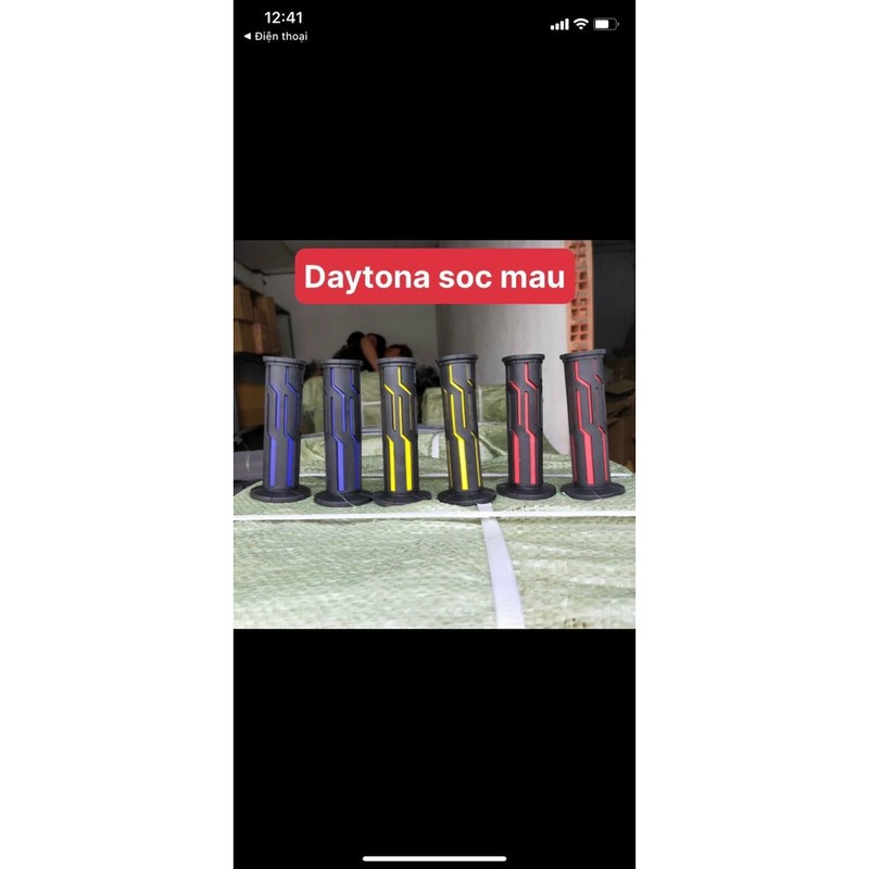 Bao Tay DAYTONA Sọc Màu Cho Các Dòng Xe Máy