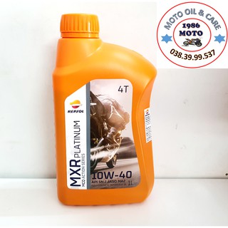 Nhớt Repsol MXR Platinum 10W40 dành cho xe số,côn tay, PKL...