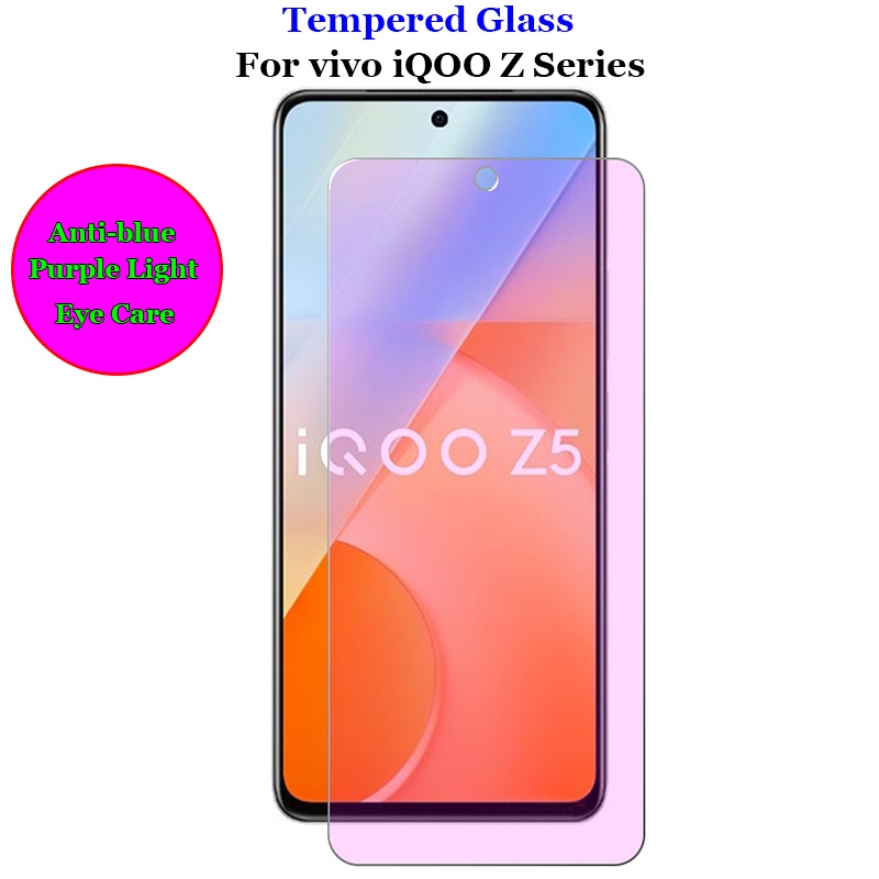 Kính Cường Lực Bảo Vệ Mắt Chống Cháy Nổ Cho vivo iQOO Z6 Z5 Z5x Z3 Z1x Z1