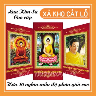 Tranh Phật Kim Sa Phật Thích Ca 40x80cm