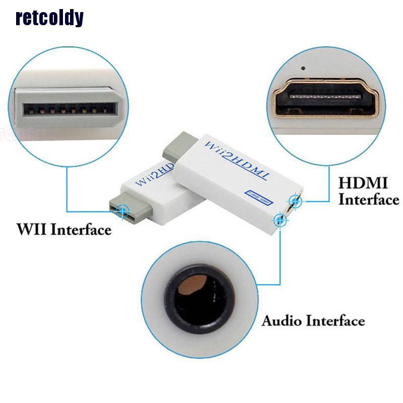 Đầu Chuyển Đổi Hd Wii Sang Hdmi 1080p/ 720p Với Cổng 3.5mm Vrp | BigBuy360 - bigbuy360.vn