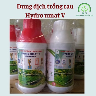 Dinh dưỡng thủy canh Hydro Umat V 500ml A + 500ml B - Dung dịch trồng rau ăn lá