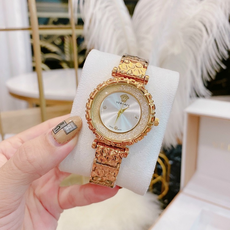 Đồng hồ nữ đeo tay đẹp VERSACE cao cấp chống nước thời trang dây thép không gỉ bảo hành 12 tháng FreeShip -DHN12 | BigBuy360 - bigbuy360.vn