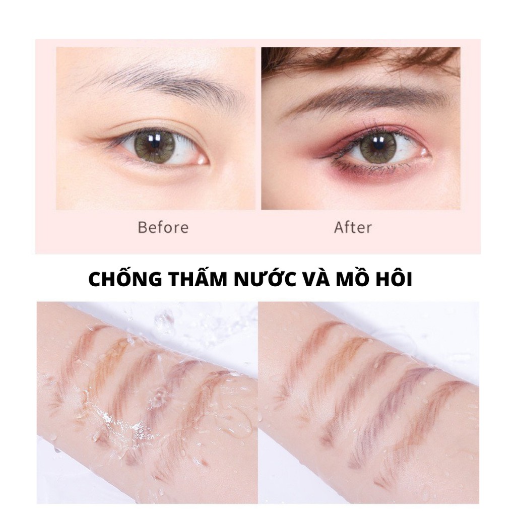 Chì Kẻ Mày Nét Mảnh Xixi Eyebrow Pencil SIÊU TỰ NHIÊN CHỐNG TRÔi