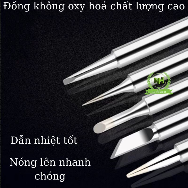 Mũi hàn 907 không chì mạ 3 lớp cao cấp cho máy hàn NO 907
