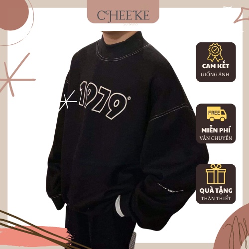 [ Có Video + Ảnh Thật ] Áo Nỉ Hoodie In 1979 Cheeke House Mã 487