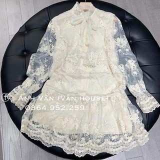 Váy ren điệu đà hàng QCCC chất đẹp