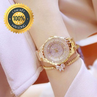 Đồng hồ nữ đính đá Bee Sister viền đá xoay