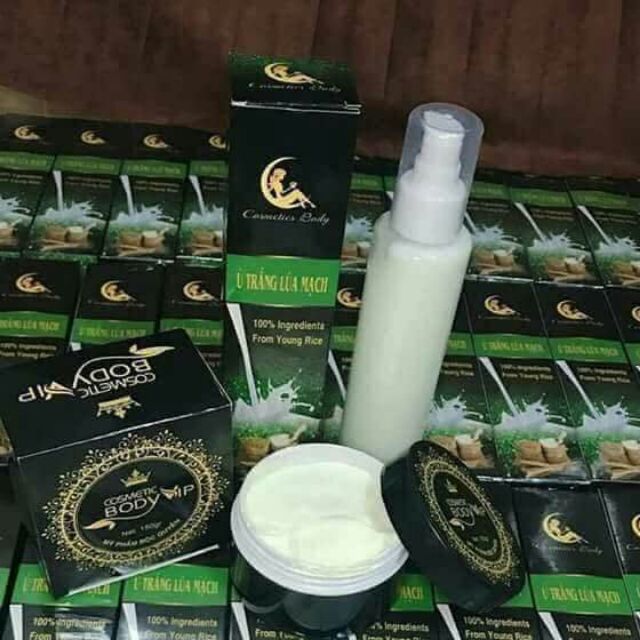 Combo body vip + ủ trắng lúa mạch🌸