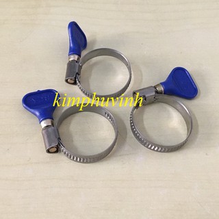 1 CÁI D34 - CỔ DÊ BƯỚM INOX PHI 34 - CÙM CỔ DÊ INOX 34mm