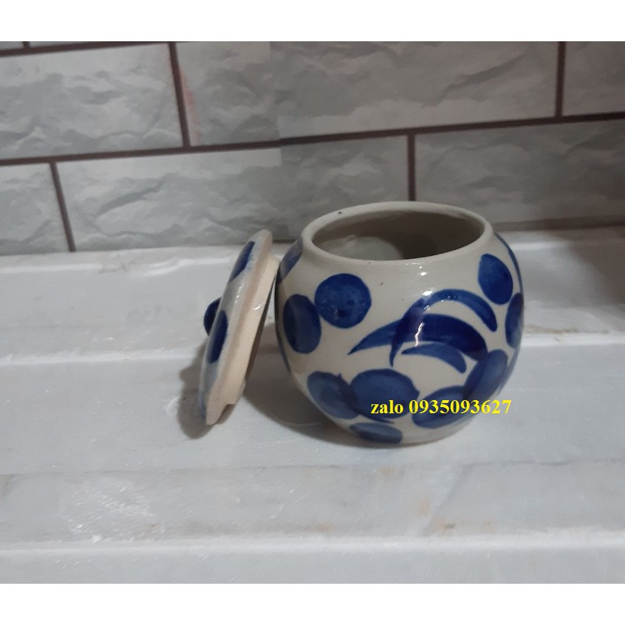 Lọ đựng gia vị chấm bi mini