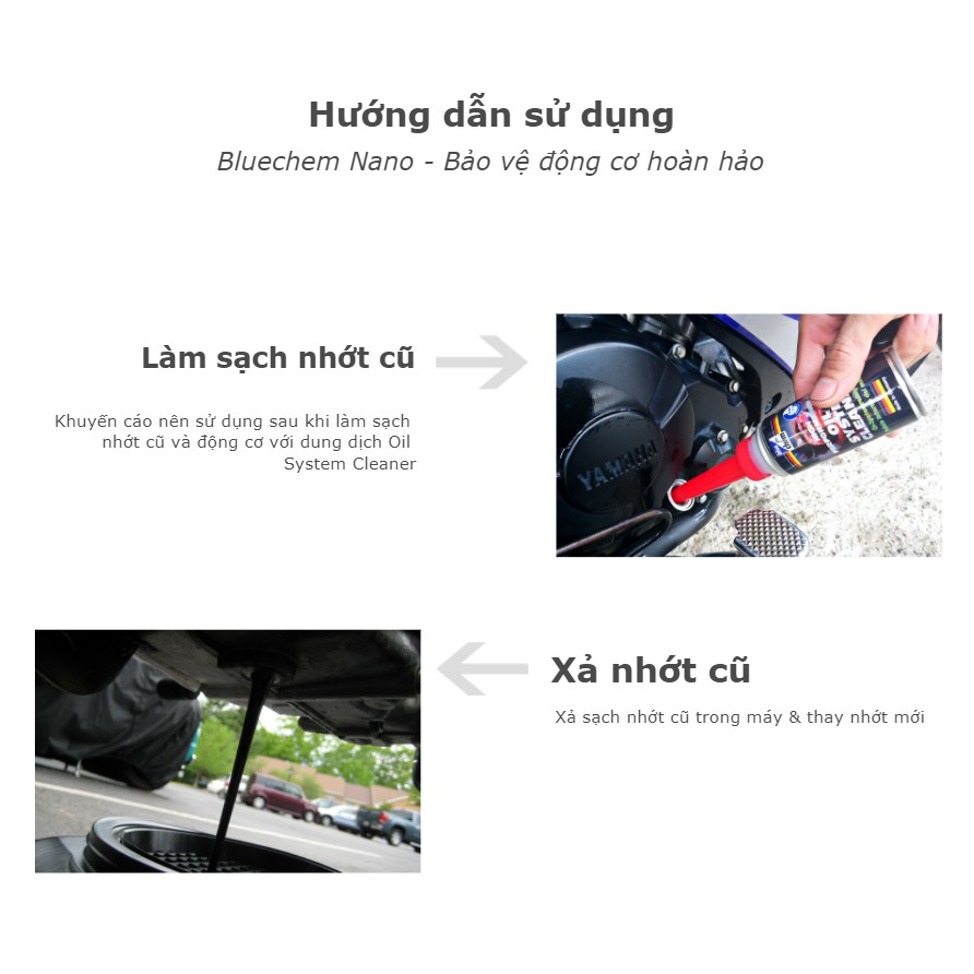 Phụ gia nhớt Bluechem Nano Engine Protection 50ml