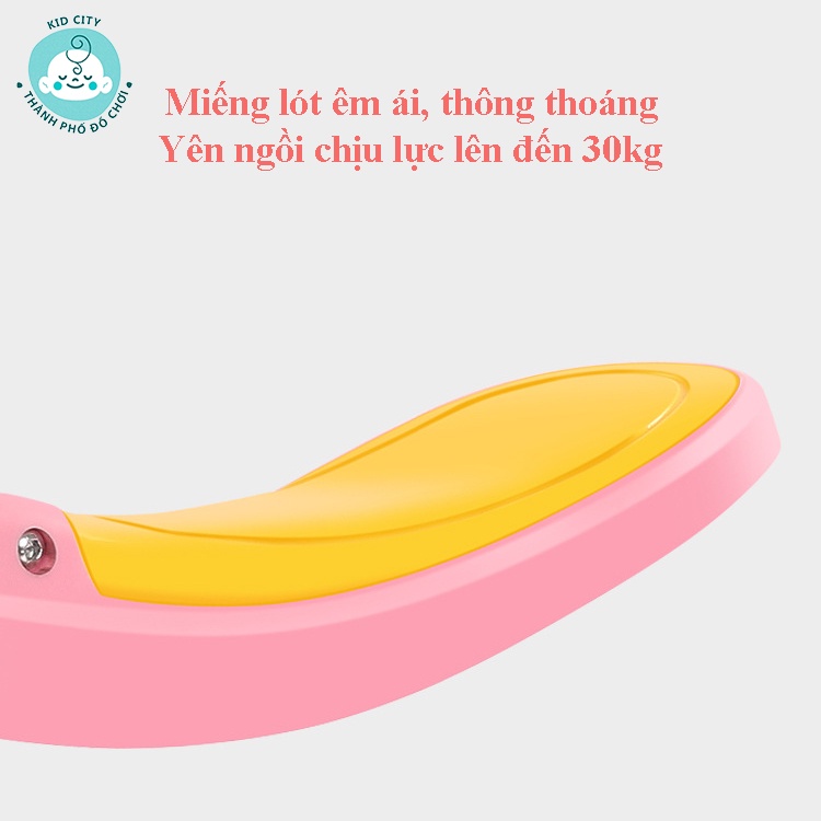 Xe trượt scooter cho bé có nhạc, đèn phát sáng kèm ghế nhún và giỏ đựng